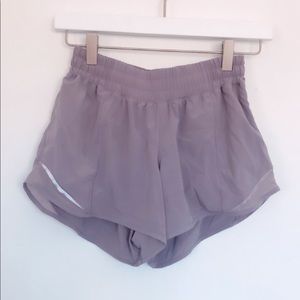Lululemon “Hotty Hot Short Long” in Light Purple